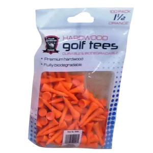 Precision Golf Wood 1-1/2" Tees 100-Pack