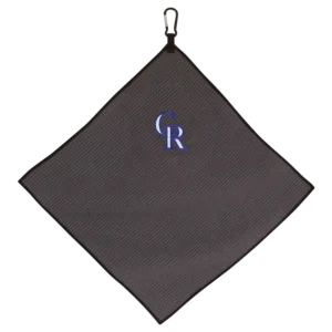 Team Effort Colorado Rockies 15" X 15" Grey Microfiber Towel