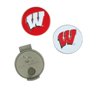 Team Effort Wisconsin Badgers Hat Clip