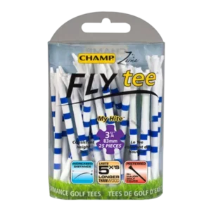 Champ Zarma Fly Tee Myhite 3-1/4" Tee 25-Pack