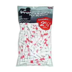 Pride Golf Shortee 2-1/8" White Tees 120-Pack