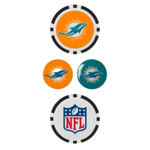 Team Effort Miami Dolphins Ball Marker Set