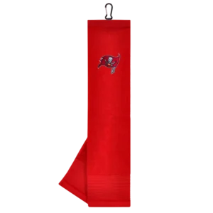 Team Effort Tampa Bay Buccaneers Face/Club Tri-Fold Embroidered Towel