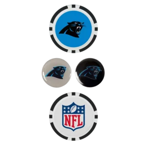Team Effort Carolina Panthers Ball Marker Set
