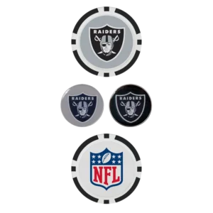 Team Effort Oakland Raiders Ball Marker Set