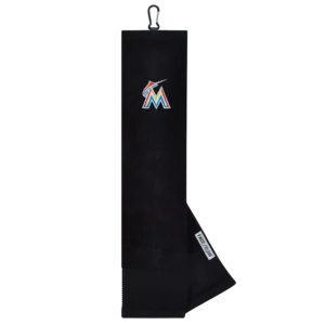 Team Effort Miami Marlins Tri-Fold Embroidered Towel