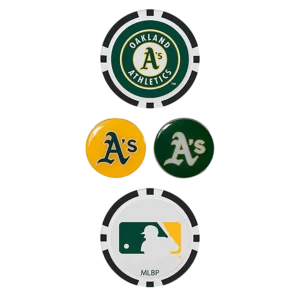 Team Effort Oakland Athletics Ball Marker Set