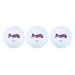 Team Effort Atlanta Braves Golf Ball 3 Pack