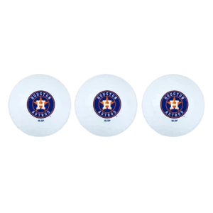 Team Effort Houston Astros Golf Ball 3 Pack