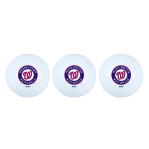 Team Effort Washington Nationals Golf Ball 3 Pack