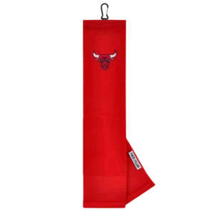 Team Effort Chicago Bulls Face/Club Tri-Fold Embroidered Towel