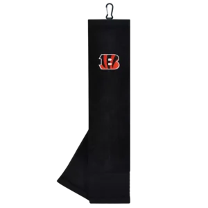 Team Effort Cincinnati Bengals Face/Club Tri-Fold Embroidered Towel