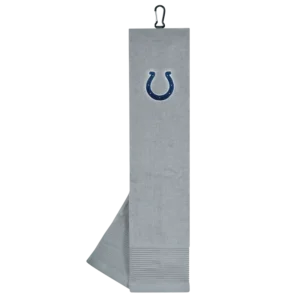 Team Effort Indianapolis Colts Face/Club Tri-Fold Embroidered Towel