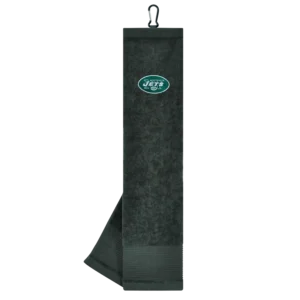 Team Effort New York Jets Face/Club Tri-Fold Embroidered Towel
