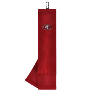 Team Effort San Francisco 49Ers Face/Club Tri-Fold Embroidered Towel