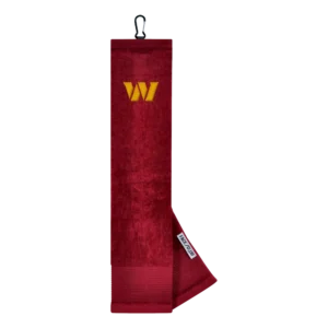 Washington Commanders Face/Club Tri-Fold Embroidered Towel