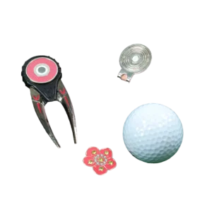 Pink Divot Tool W/ Hat Clip