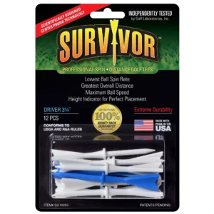 Proactive Sports Survivor 3-1/4" Tees 12-Pack