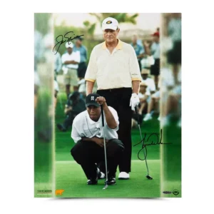 Upper Deck Jack Nicklaus & Tiger Woods Autographed "Match Play"