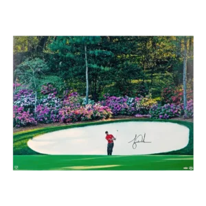 Upper Decktiger Woods Autographed "Azalea" 40X30
