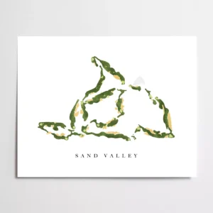 Sand Valley Golf Resort Golf Course Map