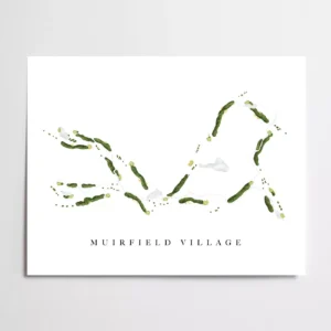 Muirfield Village Golf Club Golf Course Map