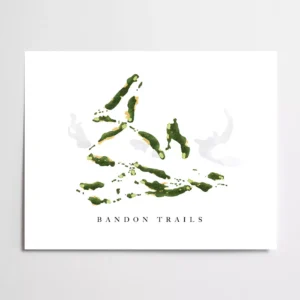 Bandon Trails Golf Course Map