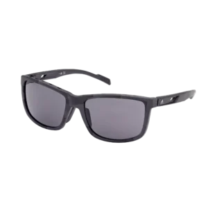 Adidas Injected Sport Square Frame Sunglasses W/ Smoke Lens