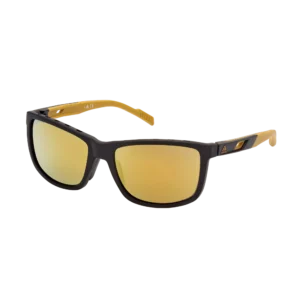 Adidas Injected Sport Square Frame Sunglasses W/ Brown Mirror Lens