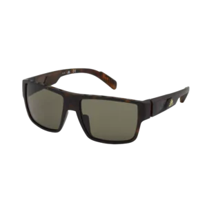 Adidas Injected Sport Flat Top Square Sunglasses W/ Kolor Up Lens