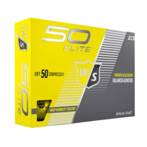 Fifty Elite Yellow Golf Balls