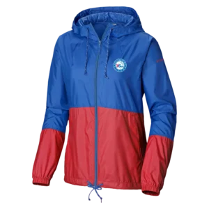 Columbia Philadelphia 76ers Women's Windbreaker