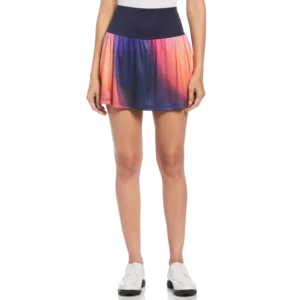 PGA TOUR Apparel Digitized Ombre Print 16" Golf Skort