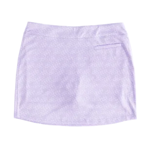 Pebble Beach Geo Circle Print Knit 16.5" Skort