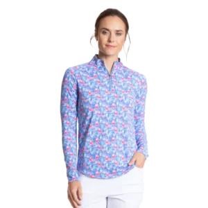 Cool Birdie Cocktail Cooling Sun Protection Quarter Zip Pull Over