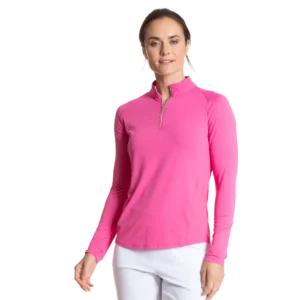 Cool Birdie Sherbet Sun Protection Quarter Zip Pull Over