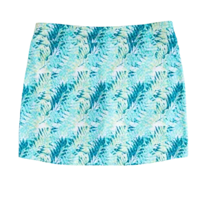 Pebble Beach Women's Tropical Floral 16.5" Pull-On Skort