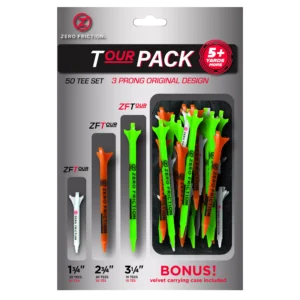 Zero Friction Tour Variety Tees 50-Pack