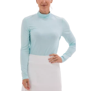 Foray Golf Mock Neck Long Sleeve Base Layer Top