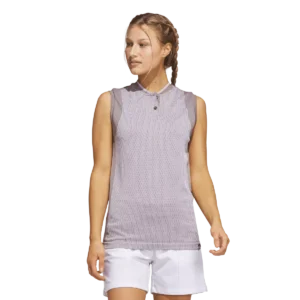 adidas Ultimate365 Primeknit Sleeveless Polo Shirt