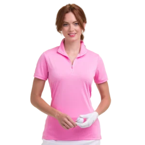 EP NY Short Sleeve Quarter Zip Polo Shirt