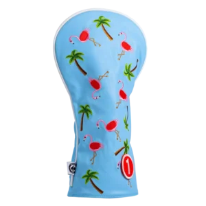 Pins & Aces Dancing Flamingo Driver Headcover