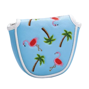 Pins & Aces Dancing Flamingo Mallet Putter Cover