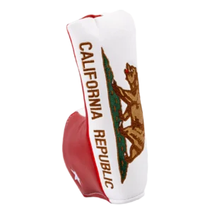 Pins & Aces California State Flag Blade Putter Cover