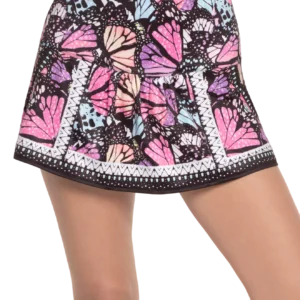 Lucky in Love Flutter Pleat 14" Skirt