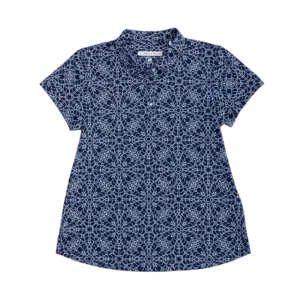 Floral Short Sleeve Polo Shirt