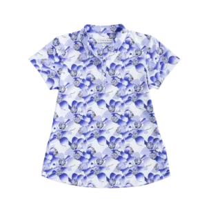 Watercolor Short Sleeve Polo Shirt