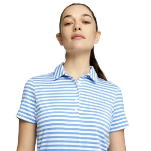 Somer Striped MATTR Short Sleeve Polo Shirt