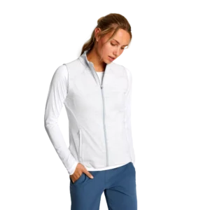 CLOUDSPUN Full Zip Heathered Vest