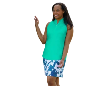Cutaway Scallop Sleeveless Top